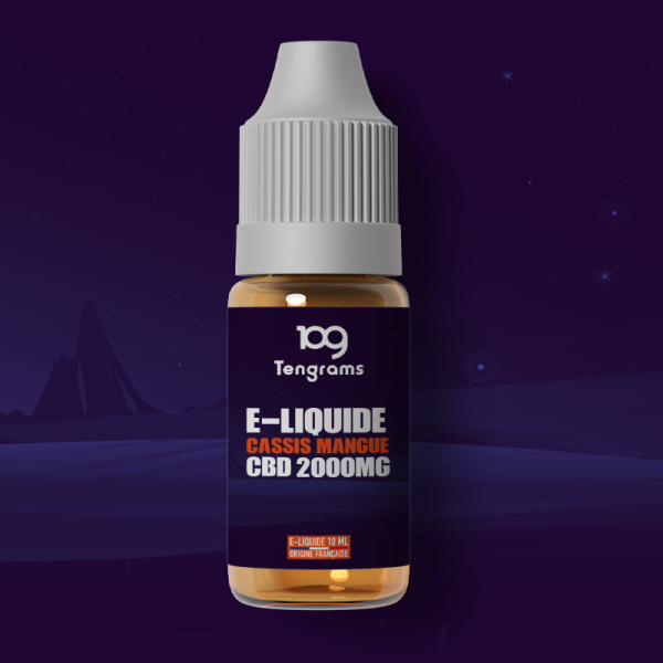 E-liquide CBD 10ml Tengrams — Cassis Mangue