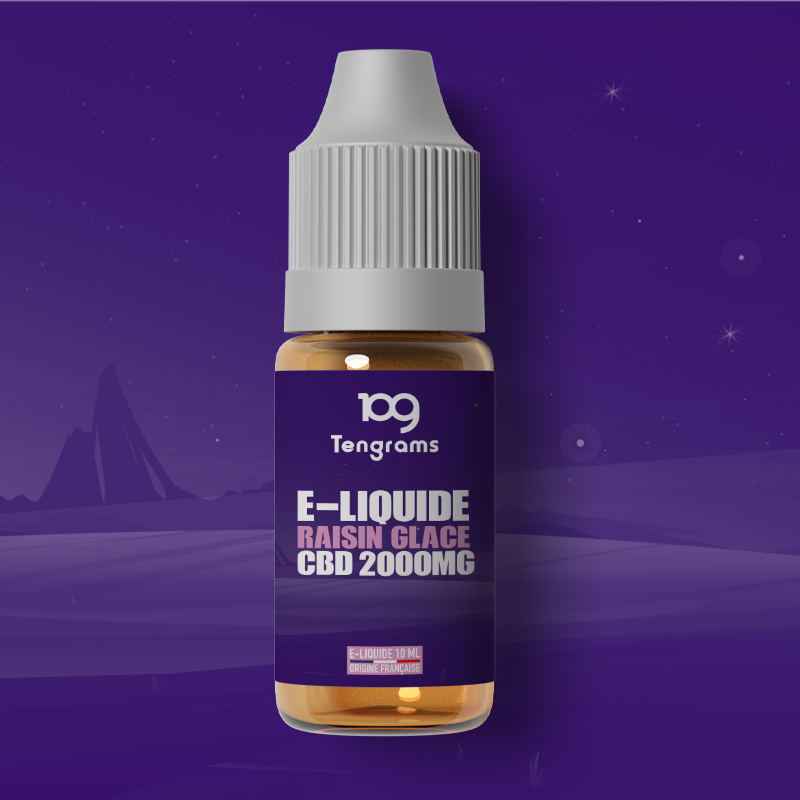 E-liquide CBD 10ml Tengrams — Raisin glacé