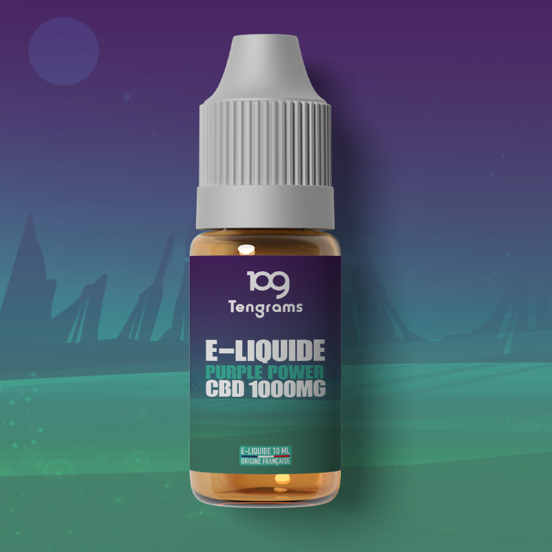 E-liquide CBD 10ml Tengrams — Purple Power