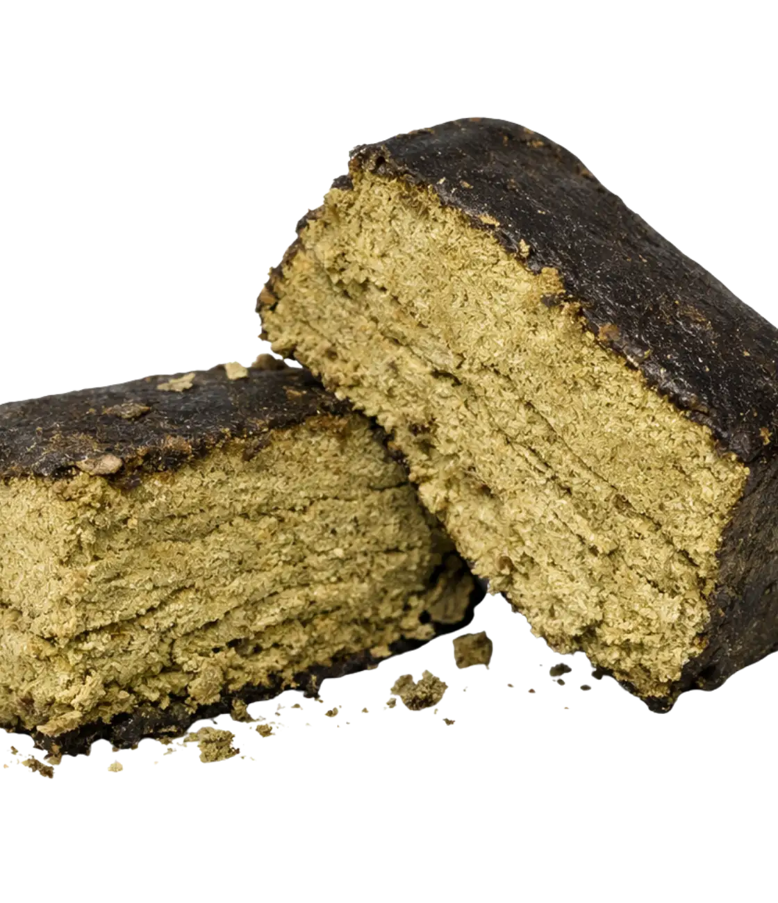 Double Zéro résine CBD — texture en gros plan
