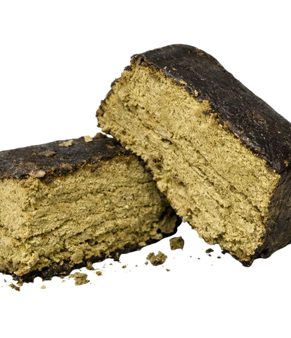Double Zéro résine CBD — texture en gros plan